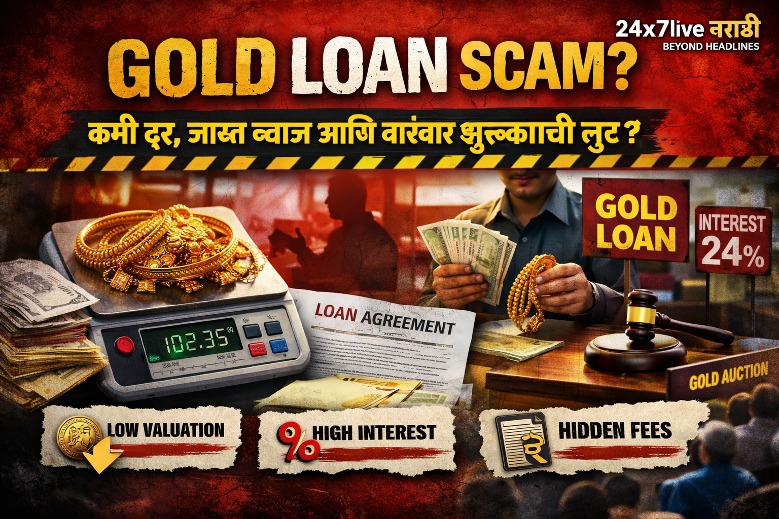 गोल्ड लोनच्या नावाखाली लूट? बेलगावमध्ये ग्राहकांकडून कमी दर, जास्त व्याज आणि वारंवार शुल्काचे आरोप